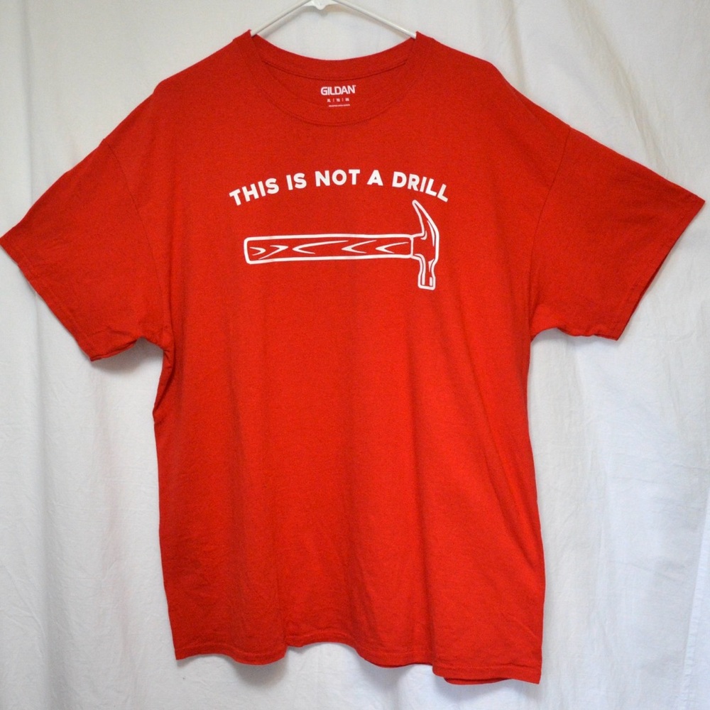 Funny Dad Shirt Dad Joke Graphic T-Shirt Handyman Humor Tee Size XL